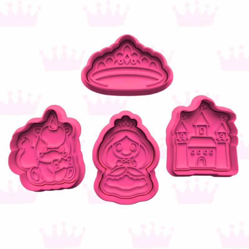 Modelčki za plastelin Princeska – 8 delni set